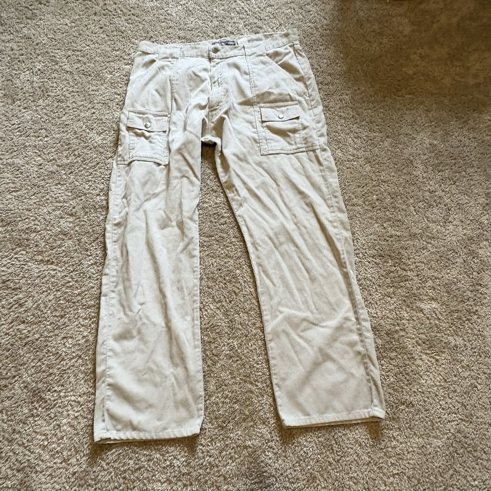 Vintage Levis SilverTab Cargo Pants Mens 38x30 Baggy Corduroy 90s Y2k Skater